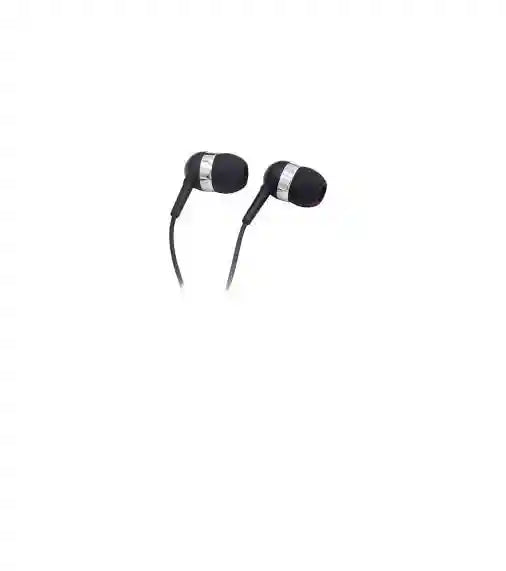 Maxell KX 2507 Stereo Earbuds Headphones with Mic and AUX Plug, Cord Length 1.2 Meters - Black - Safqqa Egypt