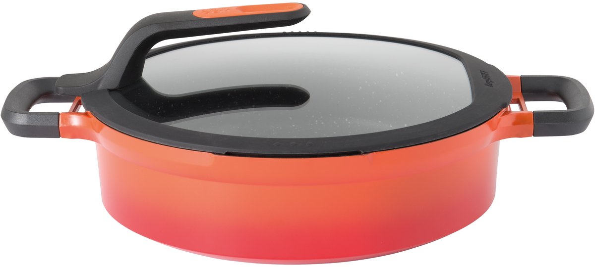 BergHOFF Covered stay-cool 2-handle sauté pan Red - Safqqa Egypt