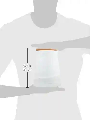 Berghoff - Porcelain Jar with Cork Lid 21x16.5x16 cm - Safqqa Egypt