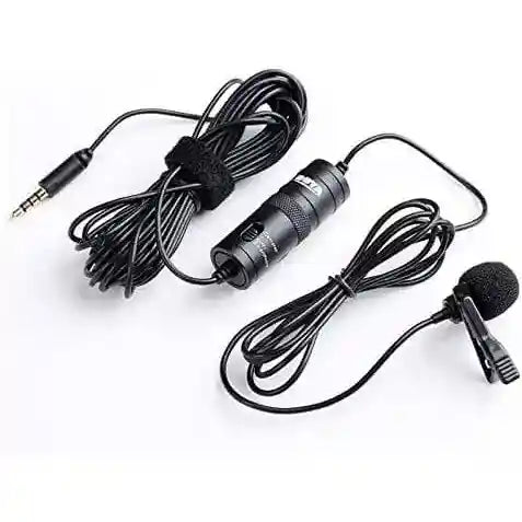 Boya BY-M1 Mic For High-Quality Sound Recording Work with All Smartphones, Cameras, DSLRs, Audio Video Recorders KX 2948 Black - Safqqa Egypt