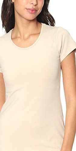 Carina Women's Short Sleeves Round-Neck Solid Undershirt - Safqqa Egypt