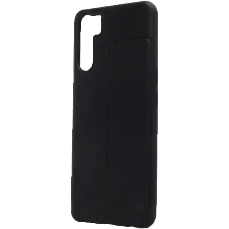 Generic Silicone Phone Case Protector With Classic Design And High Quality Compatible With Oppo F15-Black - Safqqa Egypt