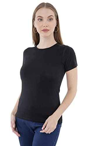 Carina Women's Basic Short Sleeve Round Neck Viscose Undershirt - Safqqa Egypt