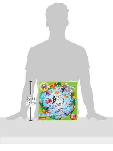 Fluffy Bear RP-5001 Aquarium Shaped Round Puzzle - 30 Pieces - Safqqa Egypt