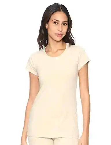 Carina Women's Short Sleeves Round-Neck Solid Undershirt - Safqqa Egypt