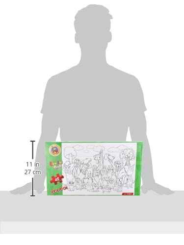 Dogs Jumbo Coloring Puzzle - 48 PCS MAX - Safqqa Egypt