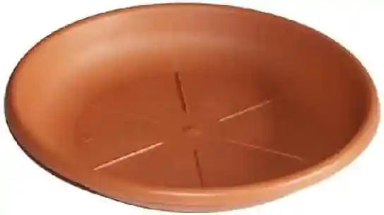 Bama Round Saucer, 20099, Red Brown, Plastic - Made In Italy - Safqqa Egypt