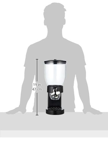 موزّع الحبوب المنفرد من هوم برو هو إضافة أنيقة وعملية لمطبخك، مصمم لتخزين وتقديم الحبوب الغذائية بسهولة ونظافة. يتميز بحاوية شفافة تسهّل رؤية المحتوى ومقبض دوّار للتحكم في الكمية