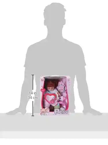 Xinle Tong Baby Doll with Accessories - 8 Pieces + 3 Years - Safqqa Egypt