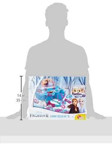 Lisciani Disney Frozen Accessory Design Kit for Girls – Creative Jewelry Making Set - Safqqa Egypt
