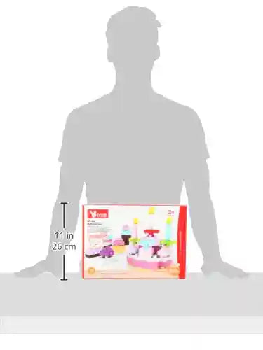 Dubie 402 Birthday Cake Shaped Building Blocks - 77 Pieces - Safqqa Egypt