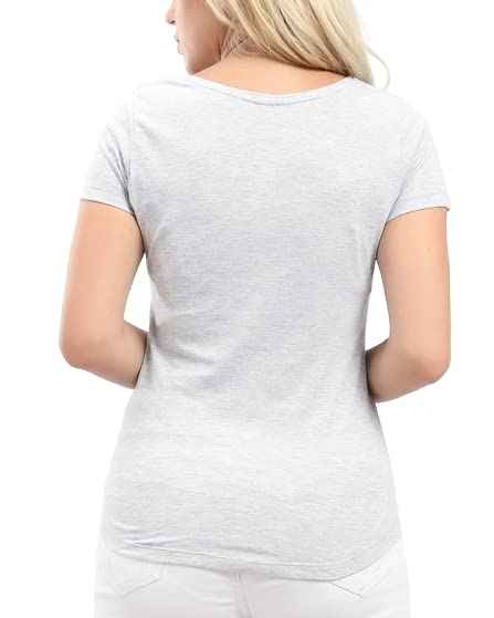 ESLA Half Sleeved Plain Top Grey - Safqqa Egypt