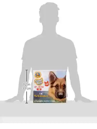 Fluffy Bear SH-7007 German Shepherd Shaped Puzzle - 240 Pieces - Safqqa Egypt