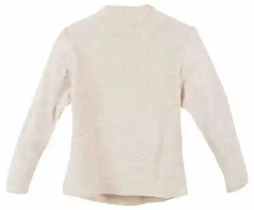 Concrete Girls’ Crew Neck Pullover Sweater with Puff Sleeves - Model C521PL2-W23-87N-1071 - Safqqa Egypt