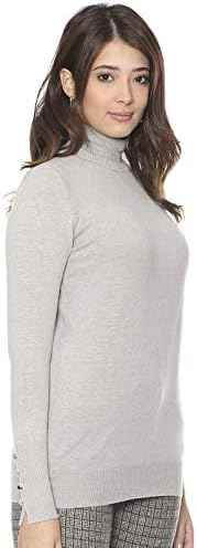 Carina Slim Fit Turtle-Neck Pullover for Women - Safqqa Egypt
