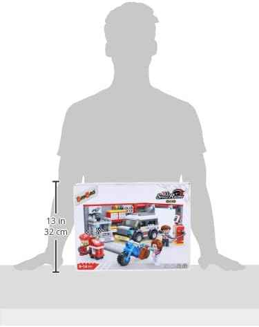 BanBao Vehicle Repair Station with Pull Back Cars for Toddlers – 515 Pieces - Safqqa Egypt