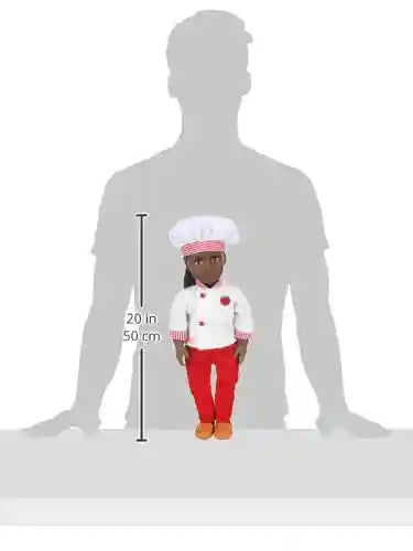 Our Generation 18" Chef Doll with Play Food Accessories - Chantel - Safqqa Egypt