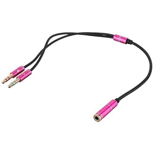 KEENDEX KX2029 3.5 MM SPEAKER AND HEADPHONES AUDIO SPLITTER WITH 2 MALE PORTS - Safqqa Egypt