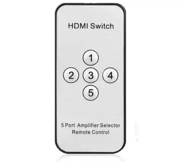 Keendex kx2266 hdmi switch 5x1 with ir wireless remote control (support ultra hd 3d 4k) - black - Safqqa Egypt