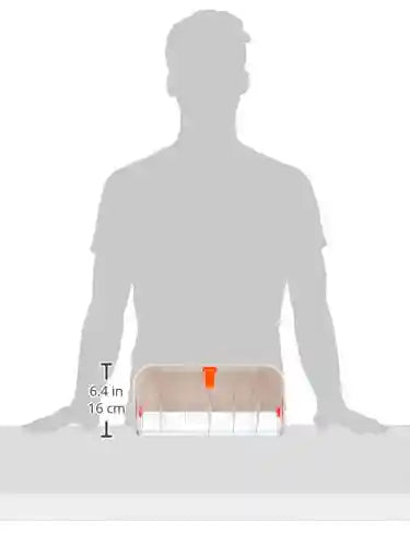 Acrylic Wall-Mounted Underwear Organizer Box - Clear White - Safqqa Egypt