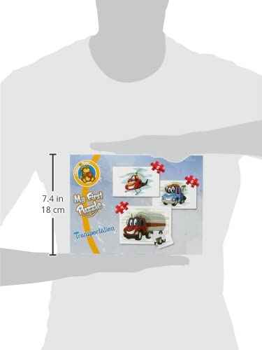 Fluffy bear vehicles shaped puzzle - 3 in 1 - Safqqa Egypt