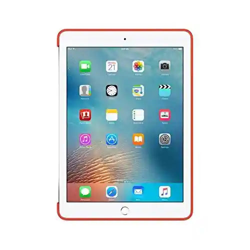 Apple iPad Pro 9.7 inch Silicone Back Cover - Orange, MM262 - Safqqa Egypt