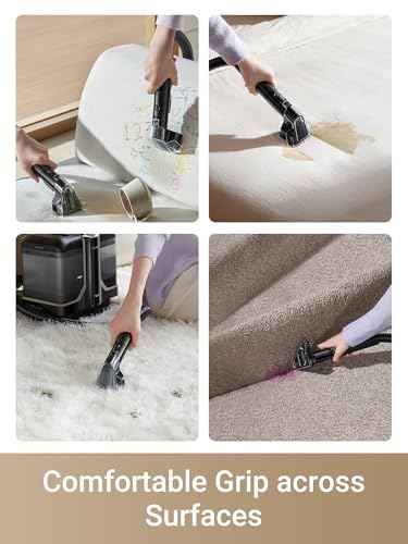 Dreame N10 Spot Cleaner, 12000Pa Suction with Penetrative Spray Carpet Cleaner, 60°C Hot Water Stain Removal, Self-Cleaning Hose, Lightweight Multi-Surface Cleaning with Stain Tools,-Have Scratches - Safqqa Egypt