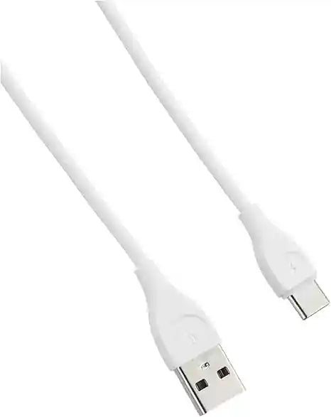 Ldnio Fast Charger Set - 2 Pieces, Model A2219, EU Plug with 2 USB Ports and Type-C Cable - White - Safqqa Egypt