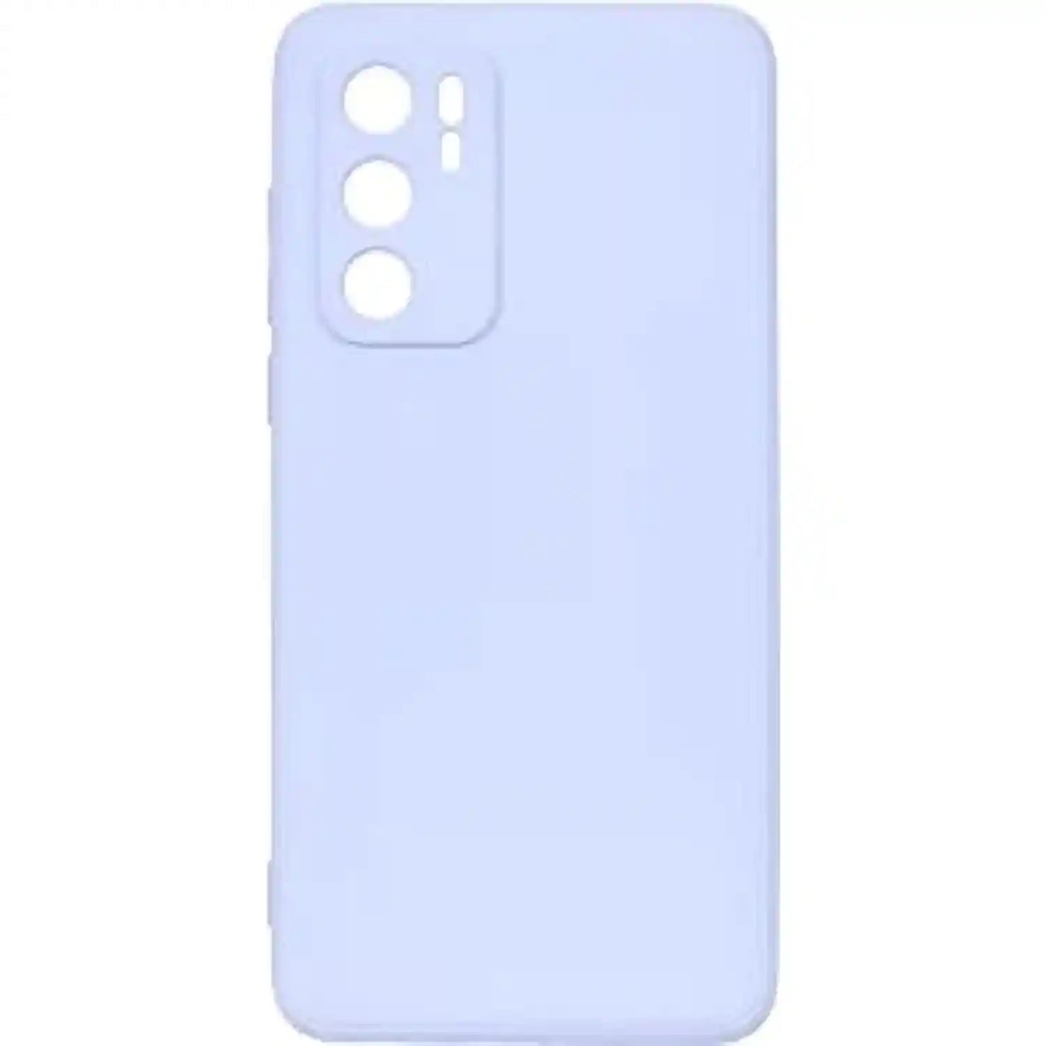 Generic Silicone Phone Case With Four Angles Protection Edges And Modern Design For Huawei P40 6.1 Inch - Lavender - Safqqa Egypt