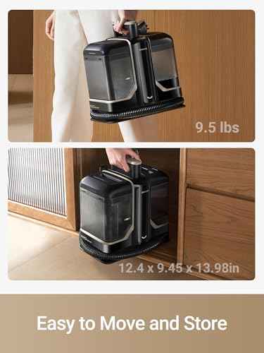 Dreame N10 Spot Cleaner, 12000Pa Suction with Penetrative Spray Carpet Cleaner, 60°C Hot Water Stain Removal, Self-Cleaning Hose, Lightweight Multi-Surface Cleaning with Stain Tools,-Have Scratches - Safqqa Egypt