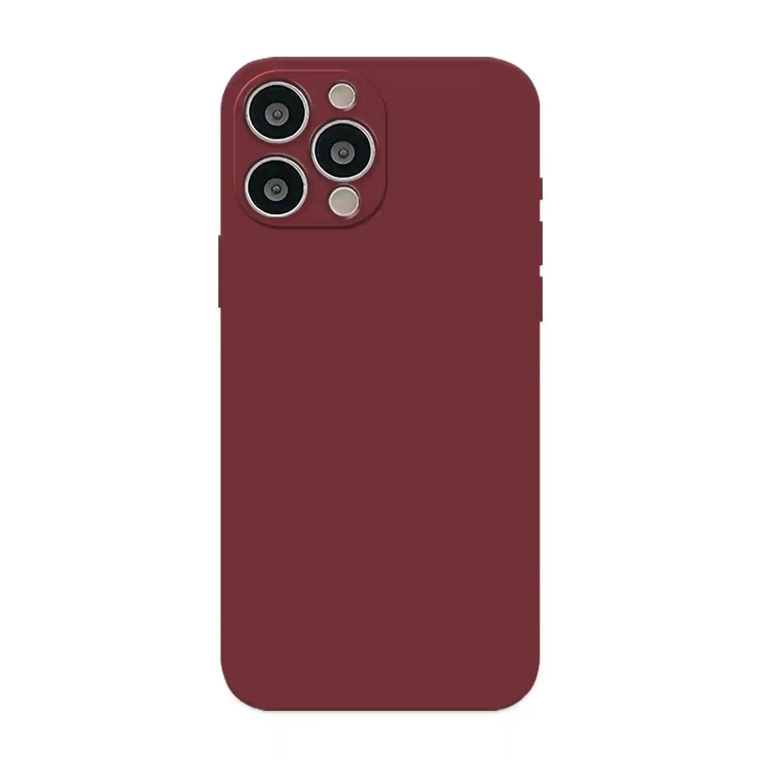 Case for iPhone 13pro max, 6.7-Inch, Silky-Soft Touch, Full-Bodypro maxtective Case, Shockproof Cover with Microfiber Lining (claret) - Safqqa Egypt