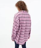 قميص نسائي من AEROPOSTALE 7778F21A بأزرار سفلية