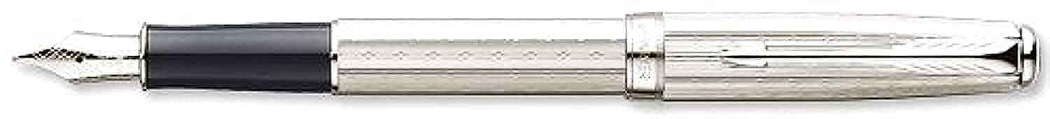Parker sonat fountain pen - silver - Safqqa Egypt