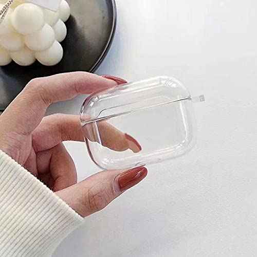 Transparent protective hard clear case cover for airpods pro - pure transparent - Safqqa Egypt