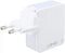 LDNIO A4403C Fast Charger With 2 Ports PD AUTO-ID And USB To Micro Cable Fits Multi Devices 32W - White - Safqqa Egypt