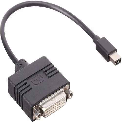 Keendex kx2232 converter mini displayport male to dvi 24+1 female, 20cm - black - Safqqa Egypt