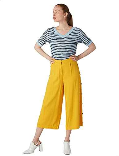 Elle Short Sleeves V-Neck Patterned Top for Women - Safqqa Egypt