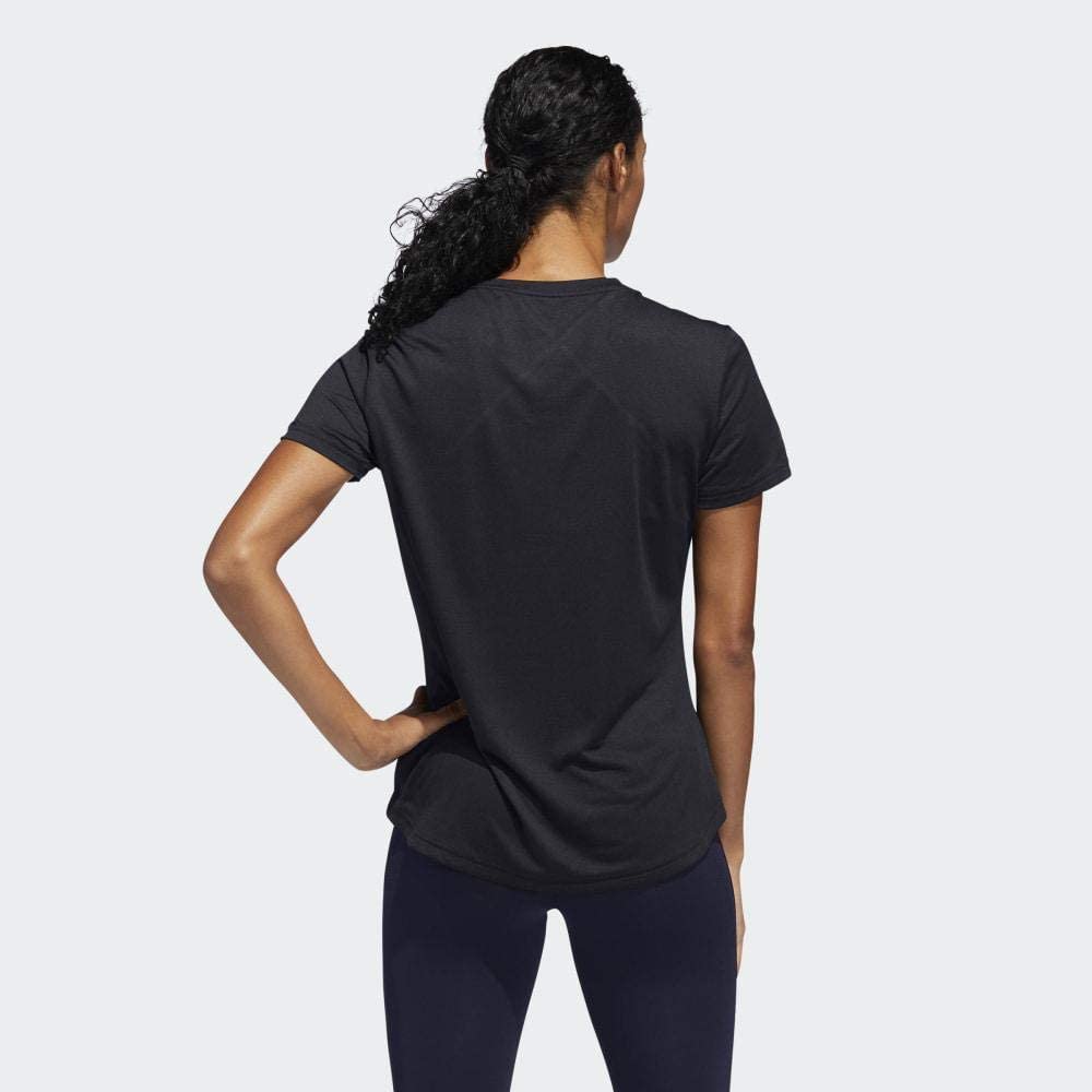 قميص باكمام قصيرة للجري للنساء من اديداس