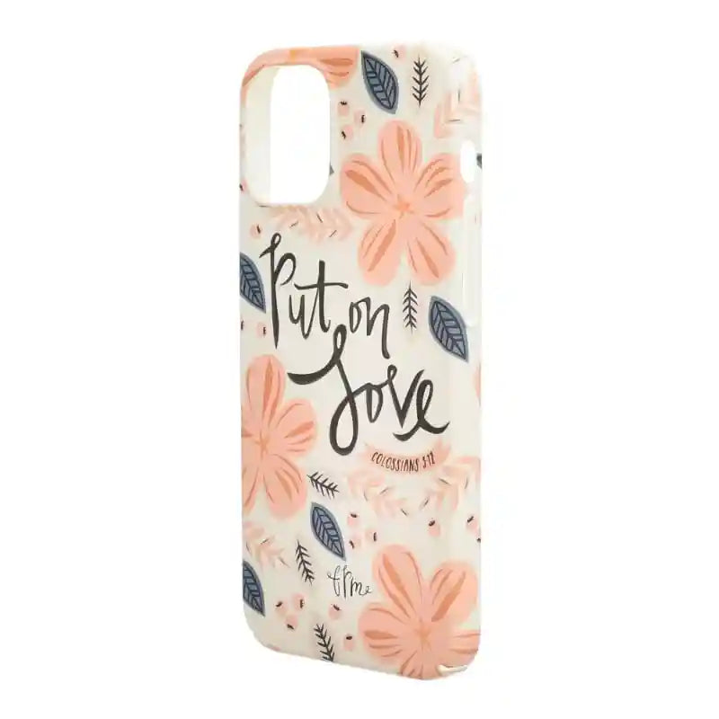 Generic Silicone High Quality Back Phone Protection Case With Flowers Print Design And Safety Edges For Iphone 12 (5.4) - Multi Color - Safqqa Egypt