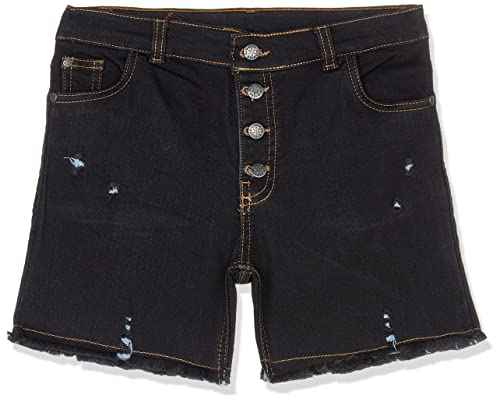 Giggles Girls' Denim Shorts for Kids - 464 (Pack of 1) - Safqqa Egypt