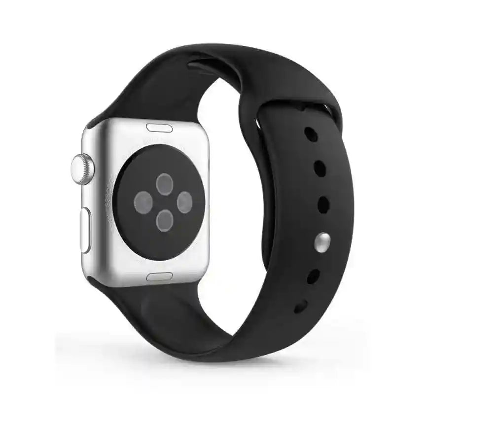 Watch Silicone Band for Smart Watch, 44mm, Black - Safqqa Egypt