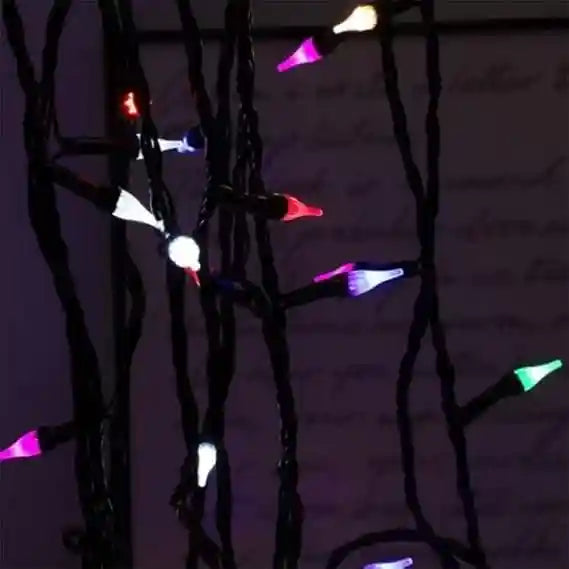 Ramadan Multicolor LED Rope Lights – 9M Wide Wire Candlestick Design - Safqqa Egypt