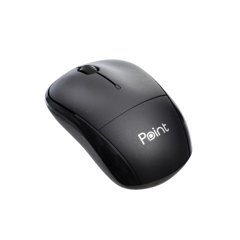 Point PT-325 Wireless Mouse with Mini Receiver – Ergonomic Design for Windows & Mac
