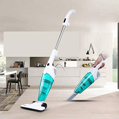 مكنسة كهربائية الكتريك 2× 1 من ديرما، لون ابيض واخضر، موديل DX118C