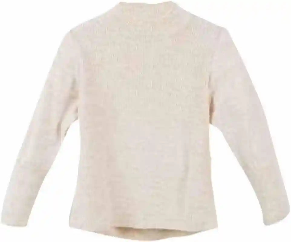 Concrete Girls’ Crew Neck Pullover Sweater with Puff Sleeves - Model C521PL2-W23-87N-1071 - Safqqa Egypt