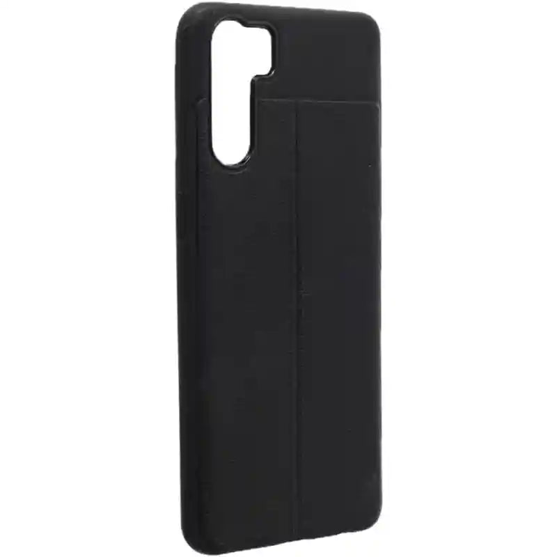 Generic Silicone Phone Case Protector With Classic Design And High Quality Compatible With Oppo F15-Black - Safqqa Egypt