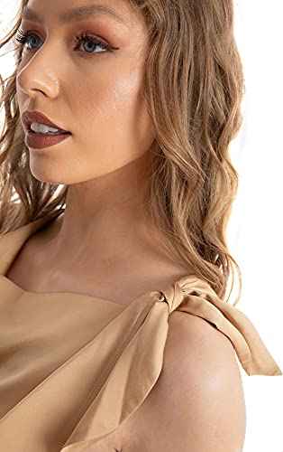 Dalydress Dare Sleeveless Cowl Neck Blouse with Side Slits for Women - Safqqa Egypt