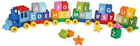 Dubie The Alphabet Train - 71 Pieces and 26 Learning Cards - Safqqa Egypt