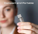 محول Remax RA-USB1 من Micro USB إلى Type C متوفر وعملي لمجموعة متنوعة من الهواتف الذكية - فضي