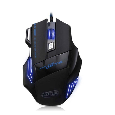 7D LED Optical USB Wired Gaming Mouse 3200 Dpi For Laptop PC